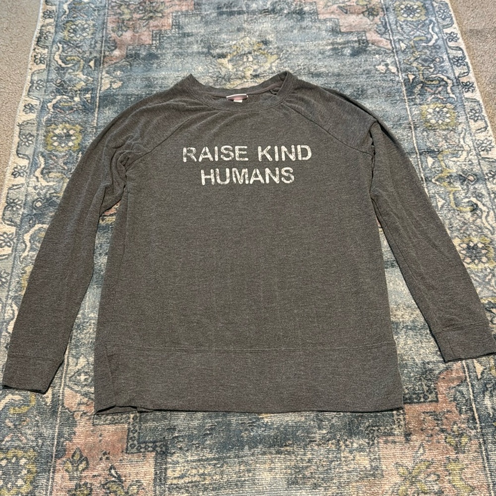 Raise Kind Humans Gray sweatshirt, Isabel Maternity from Target